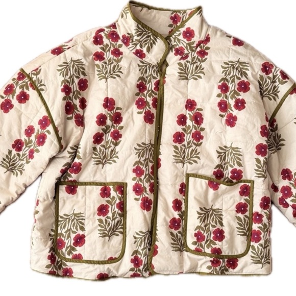 entro Jackets & Blazers - Entro Anthropologie Floral Jacket - NWT